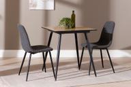 Pisipilt: Montpellier & Maria söögilauakomplekt 70x70cm kahdelle, puidutoon/tumehall