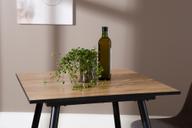 Pisipilt: Montpellier & Maria söögilauakomplekt 70x70cm kahdelle, puidutoon/tumehall