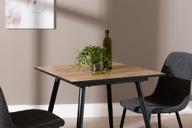 Pisipilt: Montpellier & Maria söögilauakomplekt 70x70cm kahdelle, puidutoon/tumehall