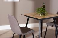 Pisipilt: Montpellier & Maria söögilauakomplekt 70x70cm kahdelle, puidutoon/hall