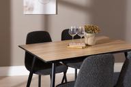 Pisipilt: Montpellier & Maria söögilauakomplekt 120x75cm neljale, puidutoon/tumehall