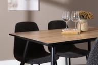 Pisipilt: Montpellier & Maria söögilauakomplekt 120x75cm neljale, puidutoon/tumehall