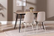 Pisipilt: Montpellier & Maria söögilauakomplekt 120x75cm neljale, puidutoon/beež