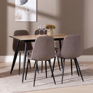 Pisipilt: Montpellier & Maria söögilauakomplekt 120x75cm neljale, puidutoon/hall