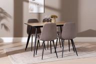 Pisipilt: Montpellier & Maria söögilauakomplekt 120x75cm neljale, puidutoon/hall