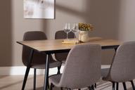 Pisipilt: Montpellier & Maria söögilauakomplekt 120x75cm neljale, puidutoon/hall