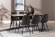 Pisipilt: Montpellier & Maria söögilauakomplekt 180x90cm kuuele, puidutoon/tumehall