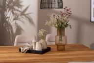 Pisipilt: Estelle & Everly söögilauakomplekt 140x95cm neljale, U-jalg, tamm/liiv