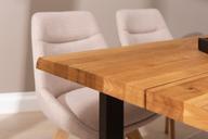 Pisipilt: Estelle & Everly söögilauakomplekt 140x95cm neljale, U-jalg, tamm/liiv