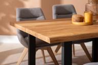 Pisipilt: Estelle & Everly söögilauakomplekt 140x95cm neljale, U-jalg, tamm/hall