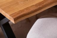 Pisipilt: Estelle & Everly söögilauakomplekt 140x95cm neljale, X-jalg, tamm/liiv