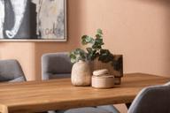 Pisipilt: Estelle & Everly söögilauakomplekt 140x95cm neljale, X-jalg, tamm/hall