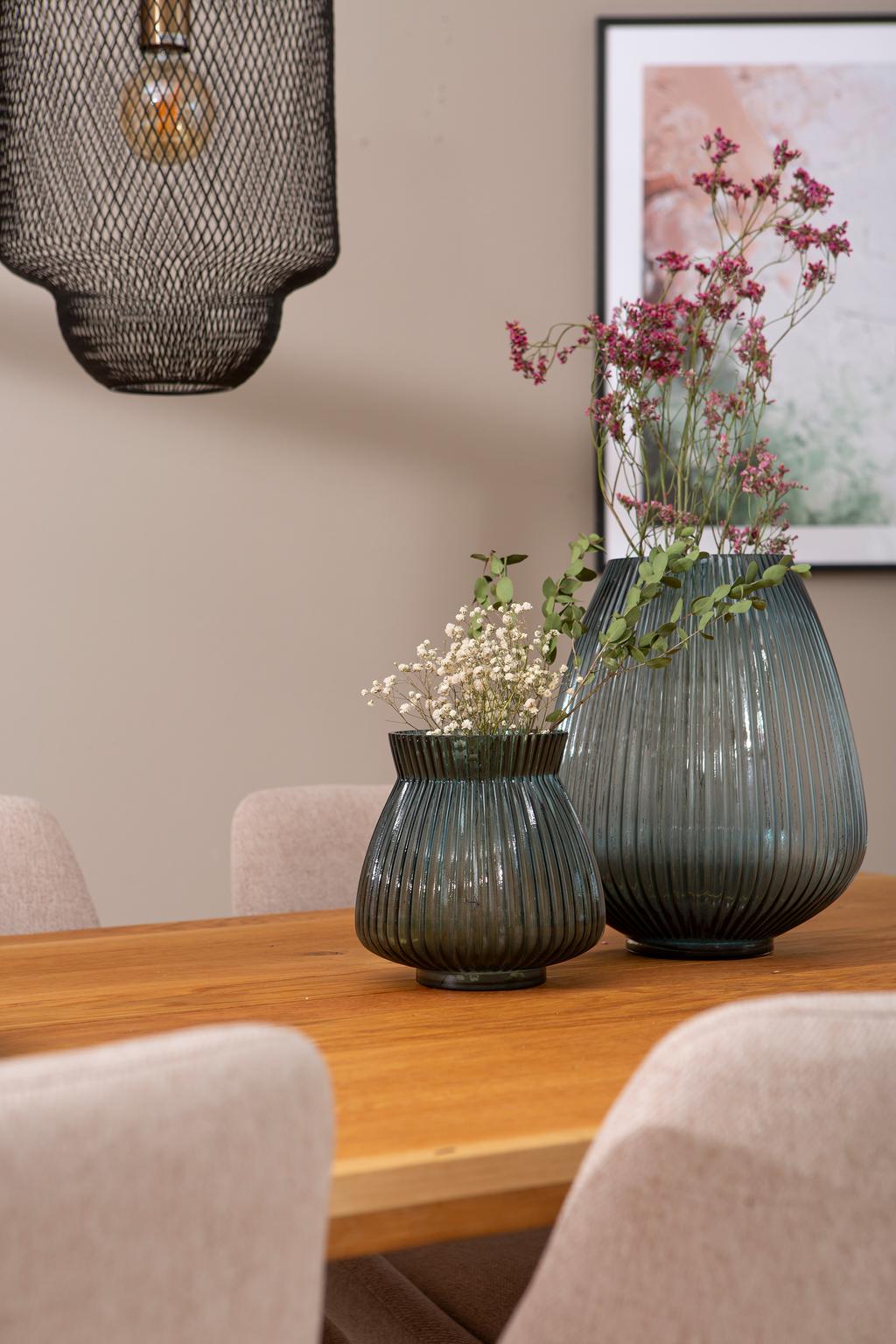 Isla & Everly söögilauakomplekt 190x95cm kuuele, U-jalg, tamm/liiv