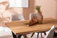 Pisipilt: Isla & Everly söögilauakomplekt 140x95cm neljale, X-jalg, tamm/liiv