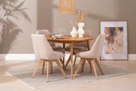 Pisipilt: Ekholm & Everly söögilauakomplekt ümar 110cm neljale, tamm/liiv