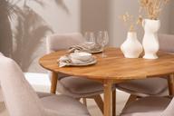 Pisipilt: Ekholm & Everly söögilauakomplekt ümar 110cm neljale, tamm/liiv