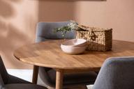 Pisipilt: Ekholm & Everly söögilauakomplekt ümar 110cm neljale, tamm/hall