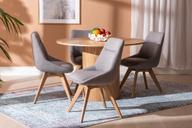 Pisipilt: Rotondo & Everly söögilauakomplekt ümar 120cm neljale, tamm/hall