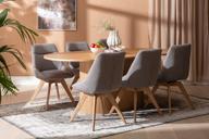 Pisipilt: Rotondo & Everly söögilauakomplekt ovaalne 200x110cm kuuele, tamm/hall