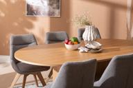 Pisipilt: Rotondo & Everly söögilauakomplekt ovaalne 200x110cm kuuele, tamm/hall