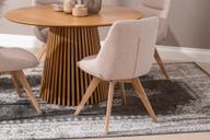 Pisipilt: Metz & Everly söögilauakomplekt ümar 120cm neljale, spoonitud tamm/liiv