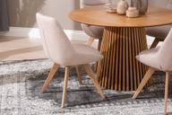 Pisipilt: Metz & Everly söögilauakomplekt ümar 120cm neljale, spoonitud tamm/liiv