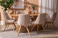 Pisipilt: Metz & Everly söögilauakomplekt pikendatav 120/160/200X120cm kuuele, spoonitud tamm/liiv