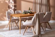 Pisipilt: Ekholm & Everly söögilauakomplekt 190x95cm kuuele, natural tamm/liiv