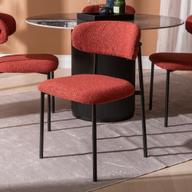 Pisipilt: Kalida & Bow söögilauakomplekt ümar 120cm neljale, must/punane