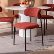 Pisipilt: Kalida & Bow söögilauakomplekt ümar 120cm neljale, valge/punane