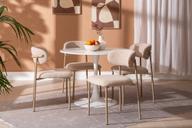 Pisipilt: Apollo & Bow söögilauakomplekt ümar 100cm neljale, valge/khaki