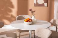 Pisipilt: Apollo & Bow söögilauakomplekt ümar 100cm neljale, valge/khaki