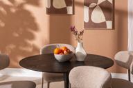 Pisipilt: Apollo & Bow söögilauakomplekt ümar 100cm neljale, must/khaki