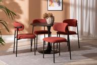 Pisipilt: Apollo & Bow söögilauakomplekt ümar 100cm neljale, must/punane