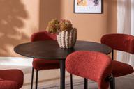 Pisipilt: Apollo & Bow söögilauakomplekt ümar 100cm neljale, must/punane