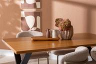 Pisipilt: Cenni & Bow söögilauakomplekt 160x90cm neljale, tamm (melamiin) / khaki