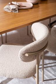 Pisipilt: Cenni & Bow söögilauakomplekt 190x90cm kuuele, tamm (melamiin) / khaki