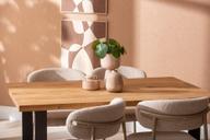 Pisipilt: Isla & Bow söögilauakomplekt 140x95 neljale u-jalg, õlitatud tamm / khaki