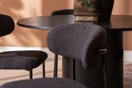 Pisipilt: Rotondo & Bow söögilauakomplekt ümar 120cm neljale, must saarni / must