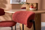 Pisipilt: Rotondo & Bow söögilauakomplekt ümar 120cm neljale, natural saarni / punane