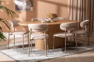 Pisipilt: Rotondo & Bow söögilauakomplekt ovaalne 200x110cm kuuele, saarespoon/tamm/khaki