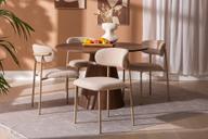 Pisipilt: Islet & Bow söögilauakomplekt ümar 120cm neljale, pähkel / khaki