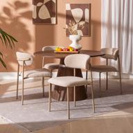 Pisipilt: Islet & Bow söögilauakomplekt ümar 120cm neljale, pähkel / khaki