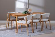 Pisipilt: Ekholm & Niela söögilauakomplekt kuuele, natural tamm