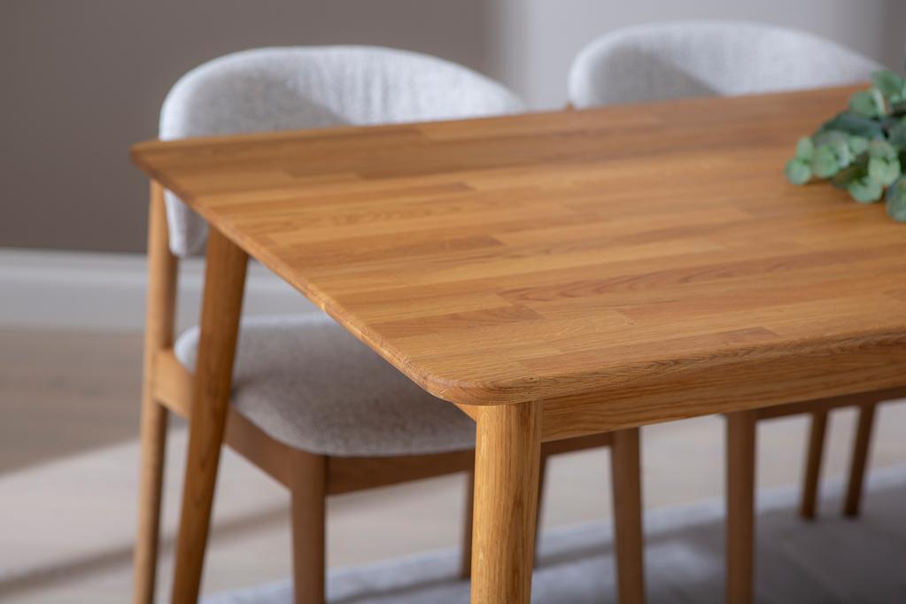 Ekholm & Niela söögilauakomplekt kuuele, natural tamm