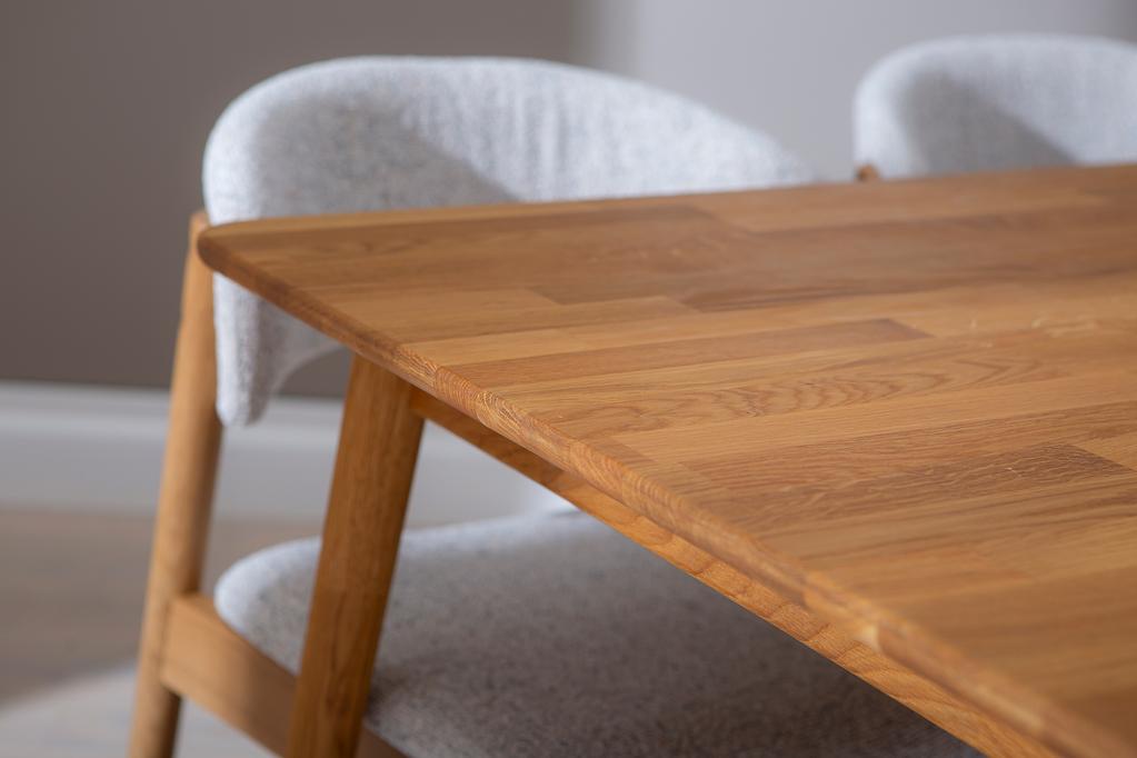 Ekholm & Niela söögilauakomplekt kuuele, natural tamm