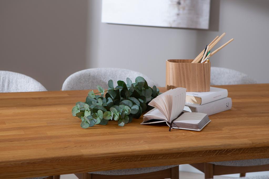 Ekholm & Niela söögilauakomplekt kuuele, natural tamm