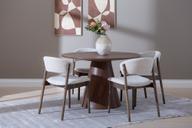 Pisipilt: Islet & Niela ümar söögilauakomplekt neljale, smoked-tamm