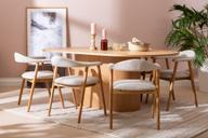 Pisipilt: Rotondo & Nicola söögilauakomplekt kuuele, ovaalne, 200x110 cm tamm