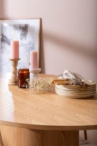 Pisipilt: Rotondo & Nicola söögilauakomplekt kuuele, ovaalne, 200x110 cm tamm